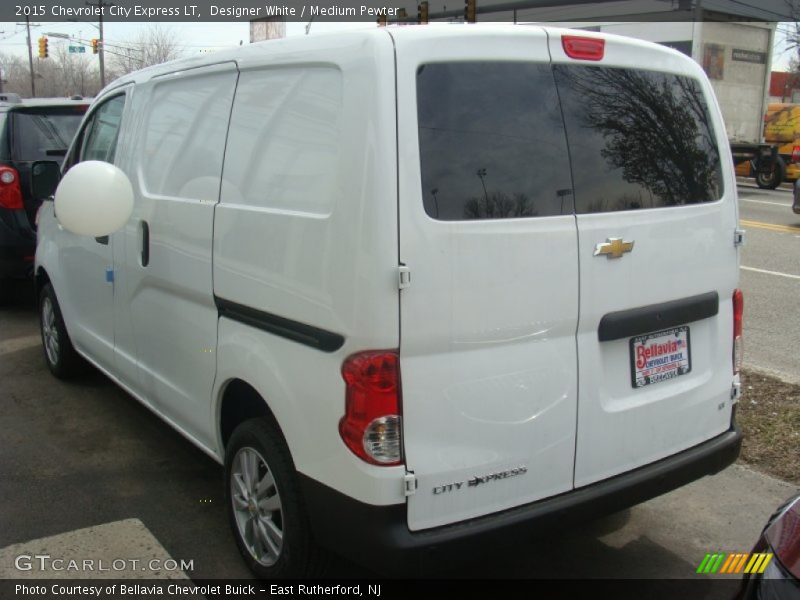 Designer White / Medium Pewter 2015 Chevrolet City Express LT