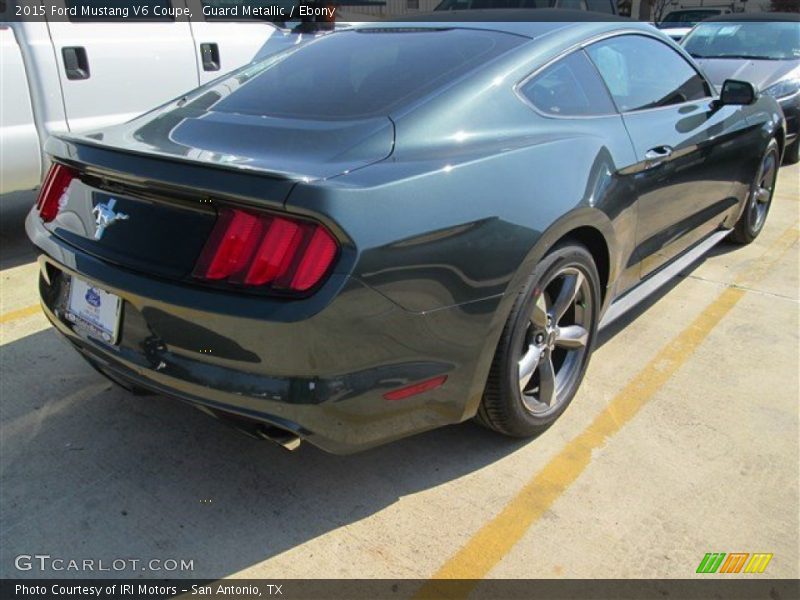 Guard Metallic / Ebony 2015 Ford Mustang V6 Coupe