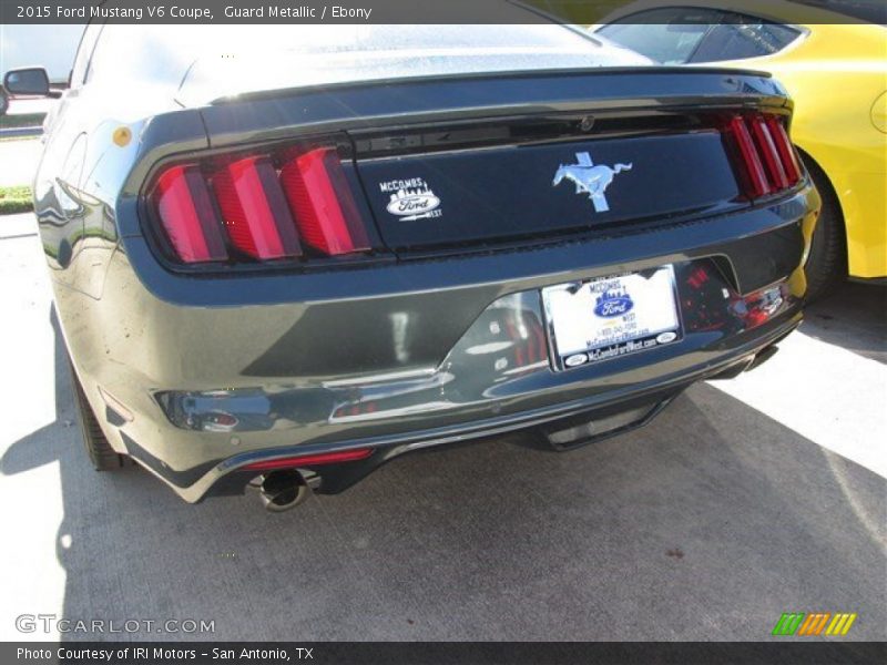 Guard Metallic / Ebony 2015 Ford Mustang V6 Coupe