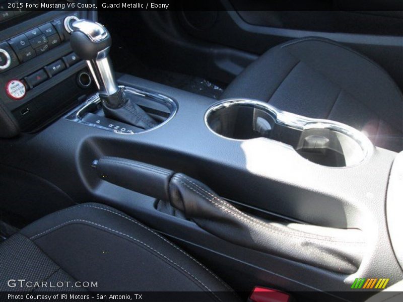 Guard Metallic / Ebony 2015 Ford Mustang V6 Coupe