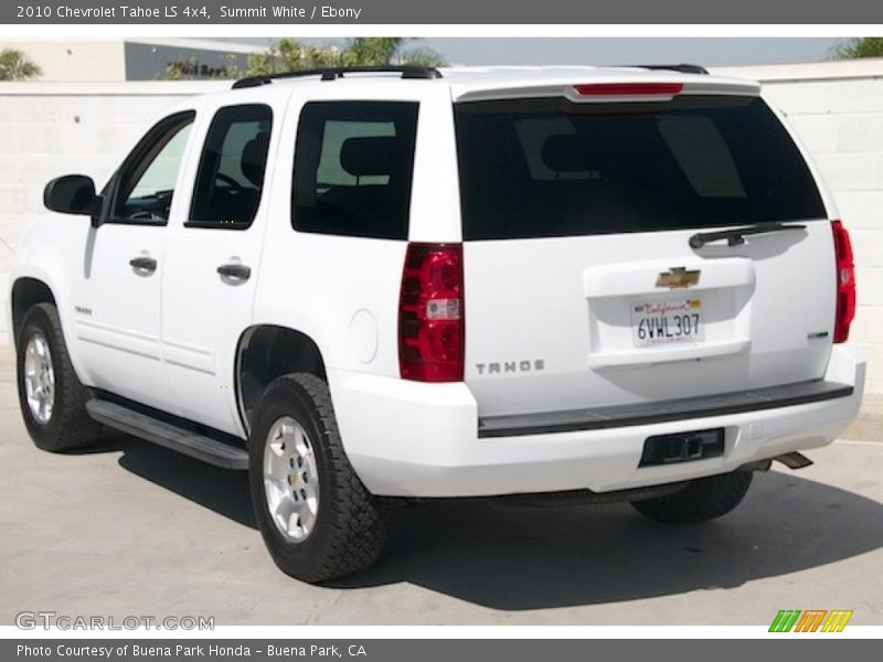 Summit White / Ebony 2010 Chevrolet Tahoe LS 4x4