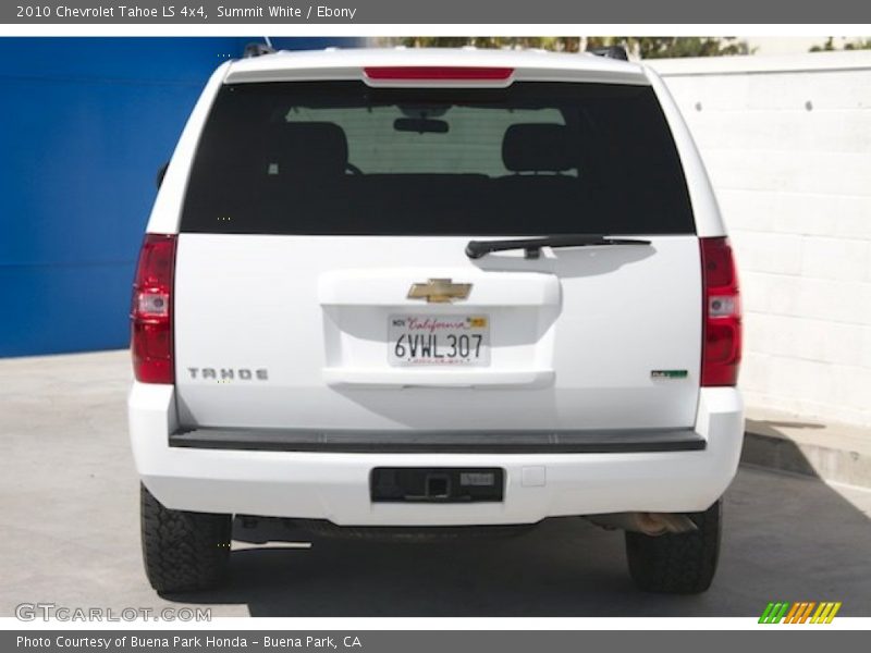 Summit White / Ebony 2010 Chevrolet Tahoe LS 4x4