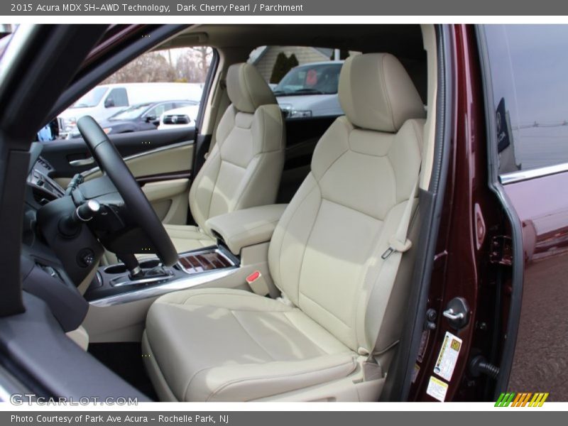 Dark Cherry Pearl / Parchment 2015 Acura MDX SH-AWD Technology