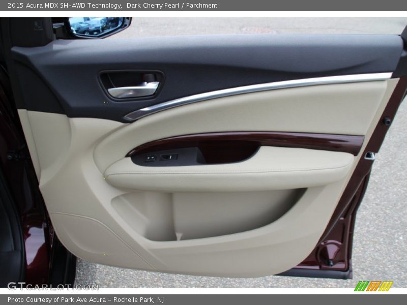 Dark Cherry Pearl / Parchment 2015 Acura MDX SH-AWD Technology