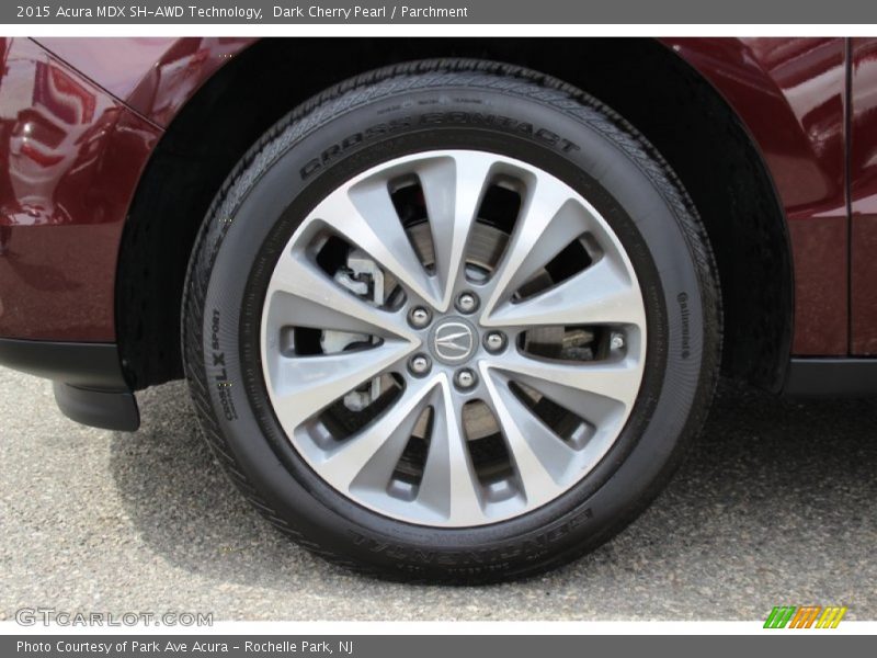 Dark Cherry Pearl / Parchment 2015 Acura MDX SH-AWD Technology