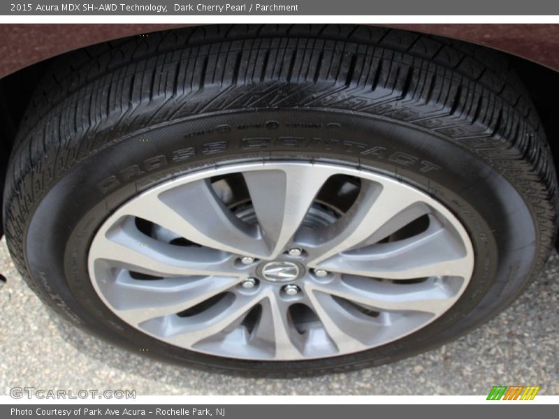 Dark Cherry Pearl / Parchment 2015 Acura MDX SH-AWD Technology