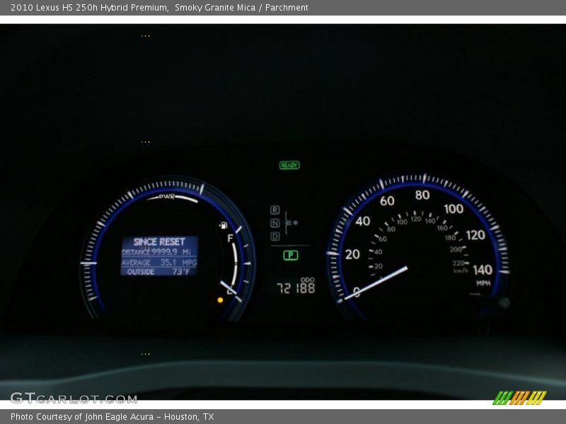 Smoky Granite Mica / Parchment 2010 Lexus HS 250h Hybrid Premium