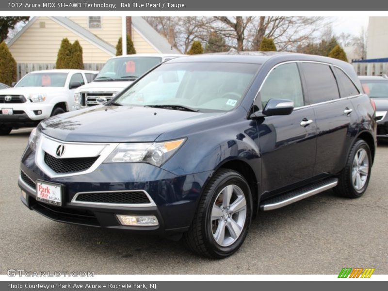 Bali Blue Pearl / Taupe 2012 Acura MDX SH-AWD Technology