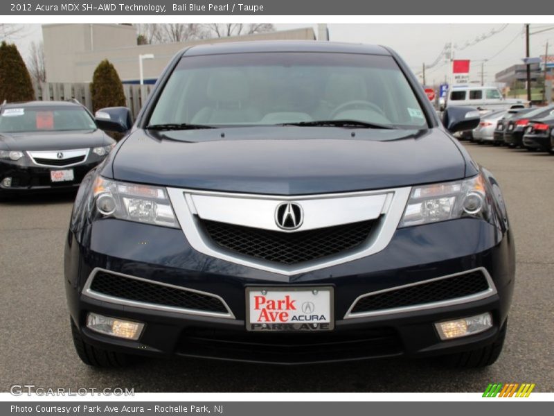 Bali Blue Pearl / Taupe 2012 Acura MDX SH-AWD Technology