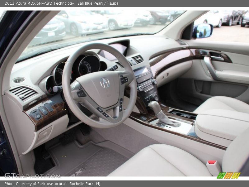 Bali Blue Pearl / Taupe 2012 Acura MDX SH-AWD Technology