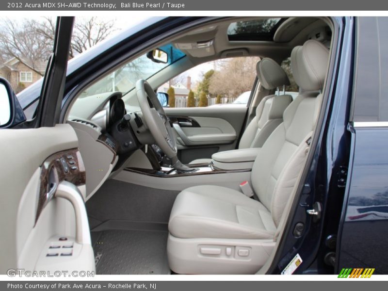 Bali Blue Pearl / Taupe 2012 Acura MDX SH-AWD Technology