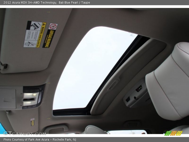 Bali Blue Pearl / Taupe 2012 Acura MDX SH-AWD Technology