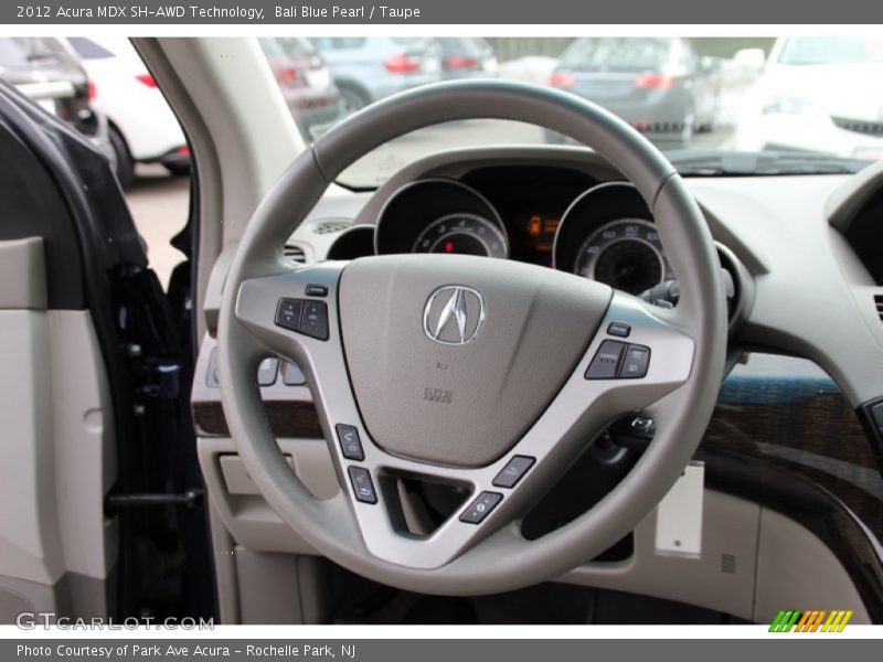 Bali Blue Pearl / Taupe 2012 Acura MDX SH-AWD Technology