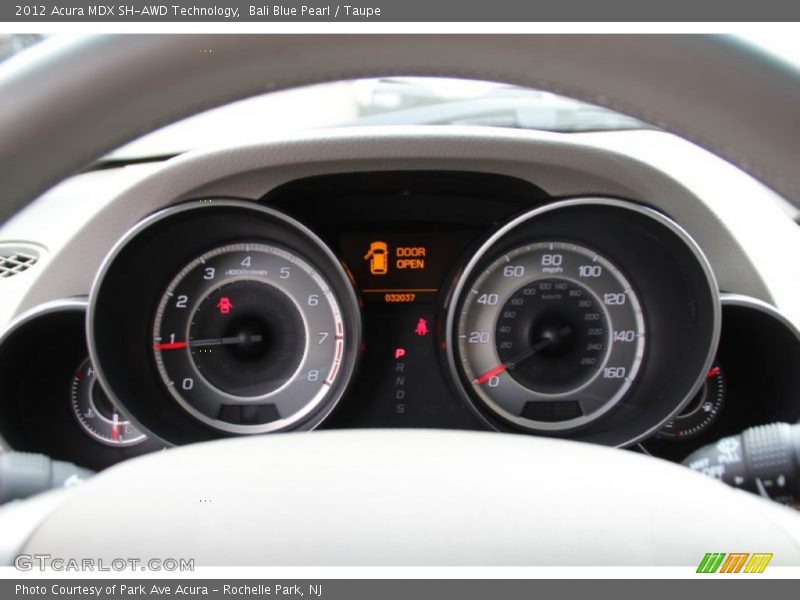 Bali Blue Pearl / Taupe 2012 Acura MDX SH-AWD Technology