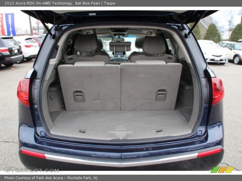 Bali Blue Pearl / Taupe 2012 Acura MDX SH-AWD Technology