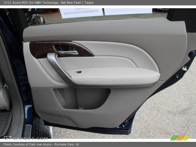 Bali Blue Pearl / Taupe 2012 Acura MDX SH-AWD Technology