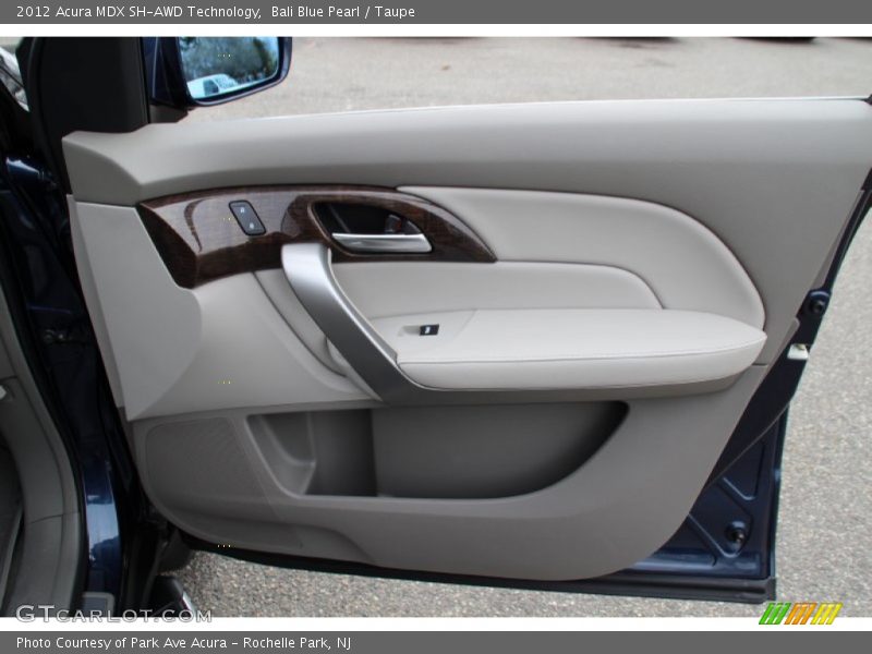 Bali Blue Pearl / Taupe 2012 Acura MDX SH-AWD Technology