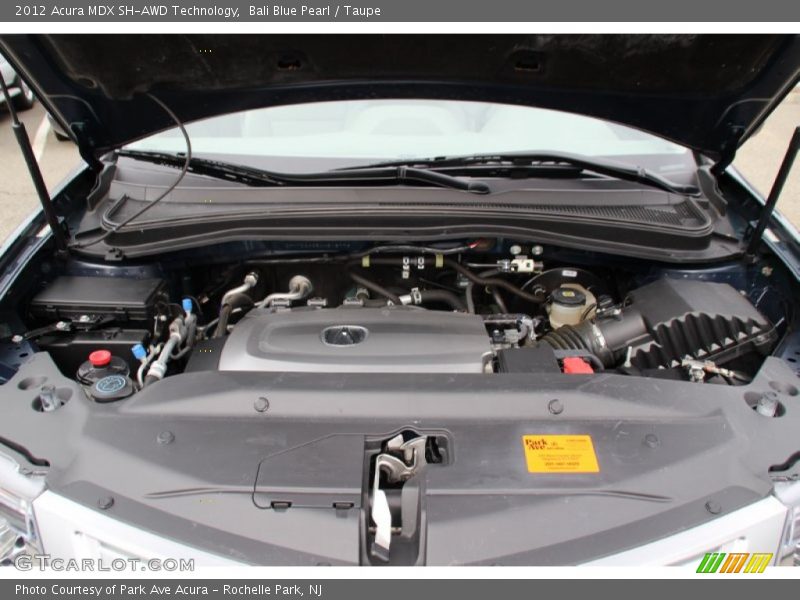 Bali Blue Pearl / Taupe 2012 Acura MDX SH-AWD Technology