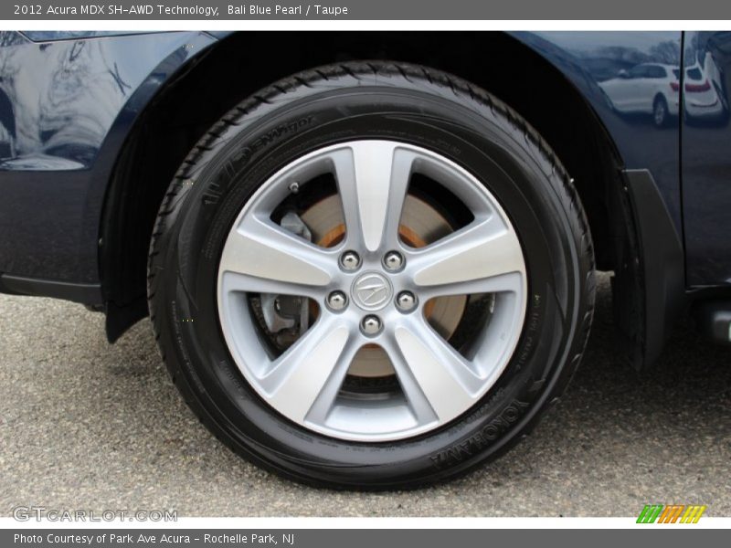Bali Blue Pearl / Taupe 2012 Acura MDX SH-AWD Technology