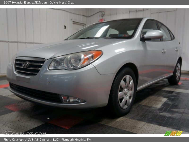 Quicksilver / Gray 2007 Hyundai Elantra SE Sedan