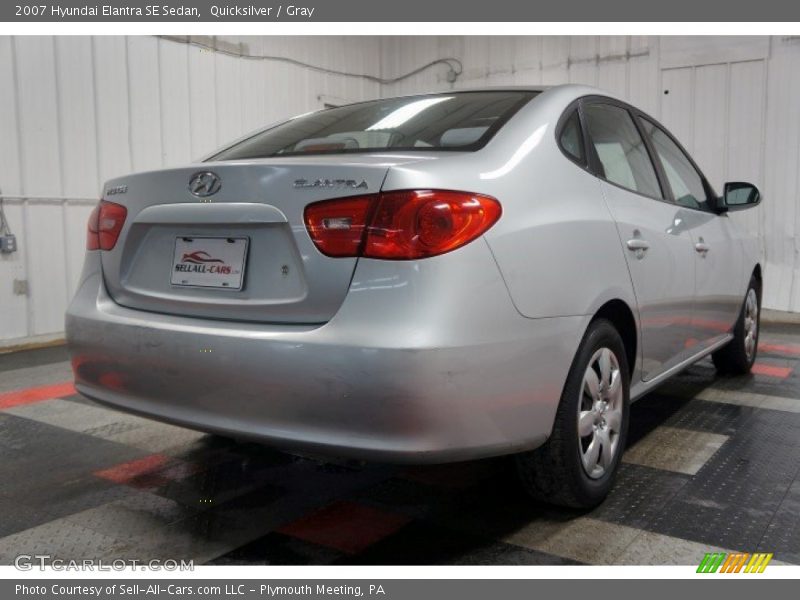 Quicksilver / Gray 2007 Hyundai Elantra SE Sedan