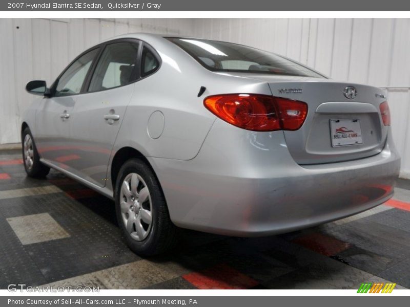 Quicksilver / Gray 2007 Hyundai Elantra SE Sedan