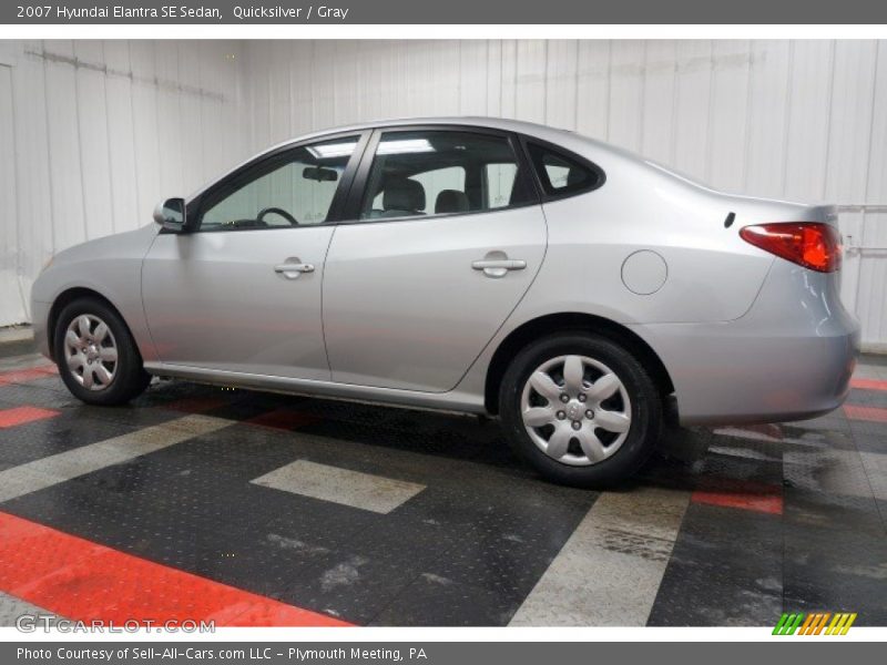Quicksilver / Gray 2007 Hyundai Elantra SE Sedan