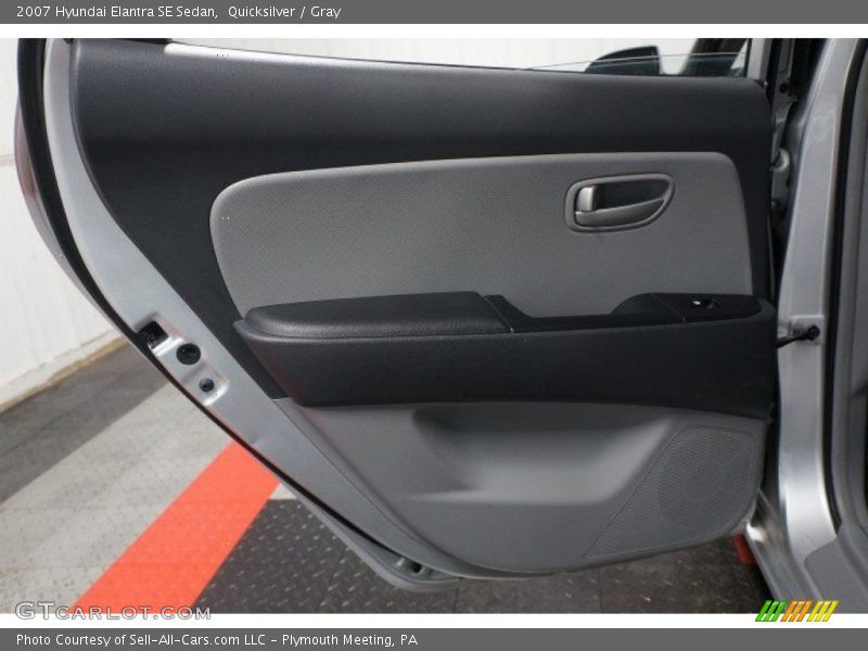 Quicksilver / Gray 2007 Hyundai Elantra SE Sedan