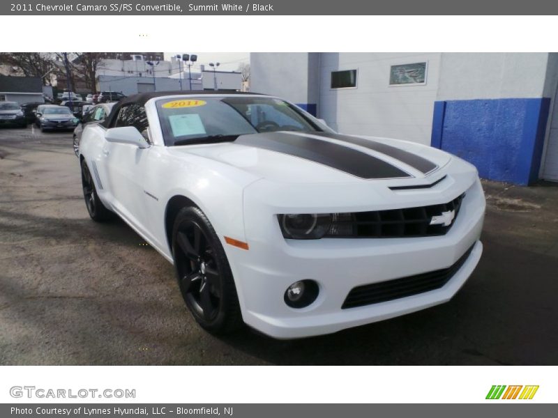 Summit White / Black 2011 Chevrolet Camaro SS/RS Convertible