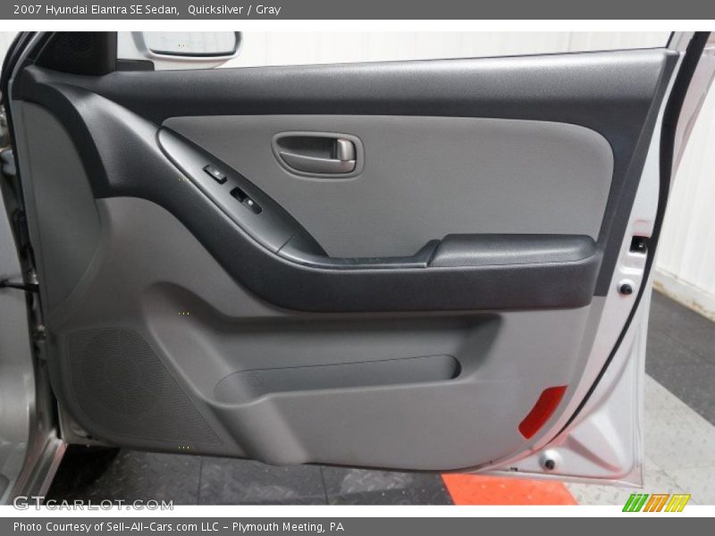 Quicksilver / Gray 2007 Hyundai Elantra SE Sedan