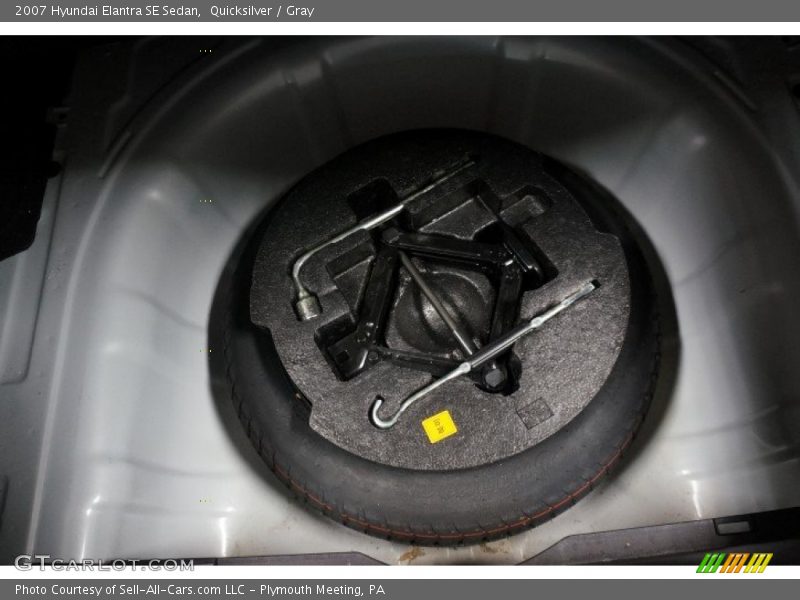 Quicksilver / Gray 2007 Hyundai Elantra SE Sedan