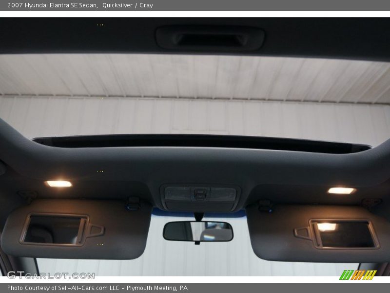 Quicksilver / Gray 2007 Hyundai Elantra SE Sedan