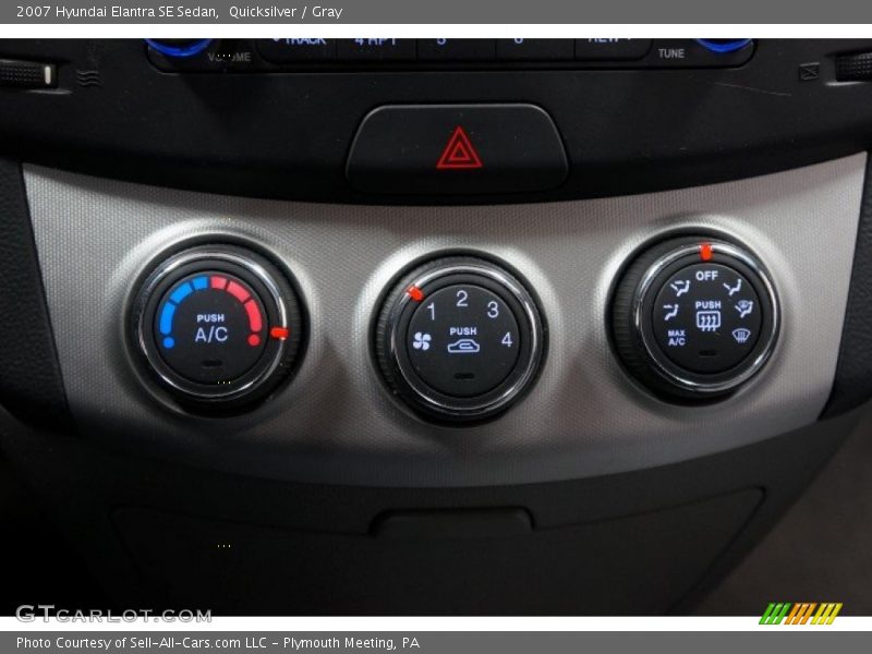 Quicksilver / Gray 2007 Hyundai Elantra SE Sedan