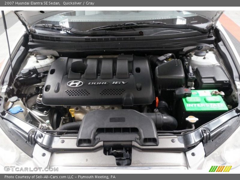 Quicksilver / Gray 2007 Hyundai Elantra SE Sedan