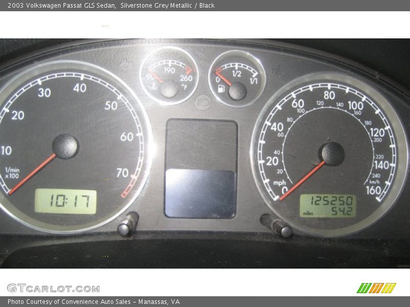 Silverstone Grey Metallic / Black 2003 Volkswagen Passat GLS Sedan