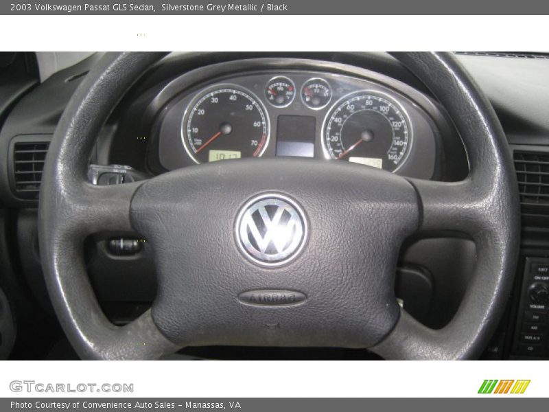 Silverstone Grey Metallic / Black 2003 Volkswagen Passat GLS Sedan