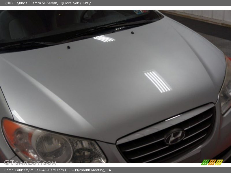 Quicksilver / Gray 2007 Hyundai Elantra SE Sedan