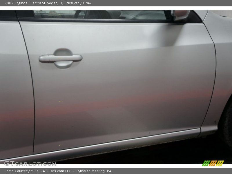 Quicksilver / Gray 2007 Hyundai Elantra SE Sedan