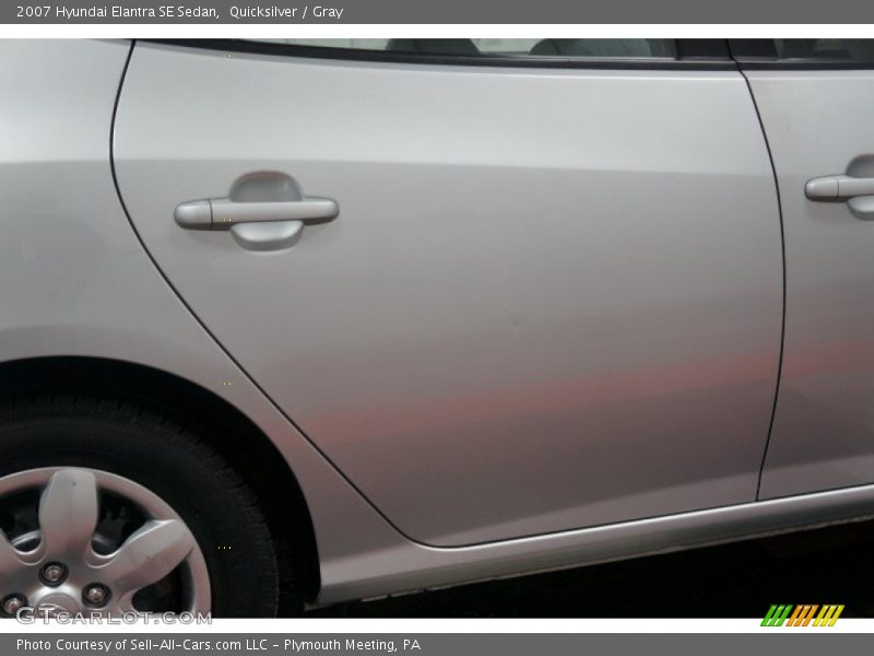 Quicksilver / Gray 2007 Hyundai Elantra SE Sedan