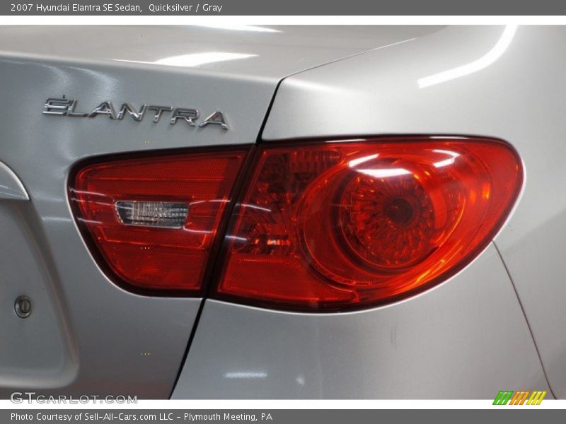 Quicksilver / Gray 2007 Hyundai Elantra SE Sedan