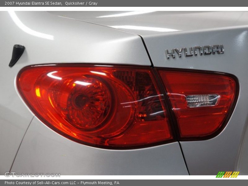 Quicksilver / Gray 2007 Hyundai Elantra SE Sedan