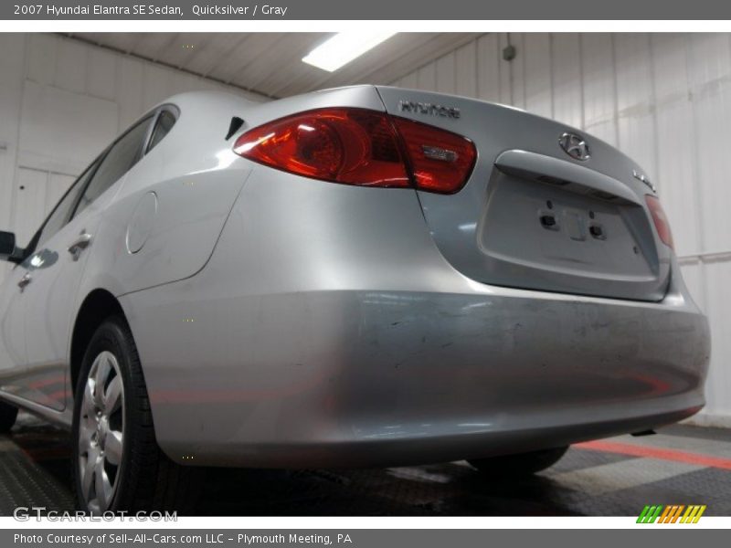 Quicksilver / Gray 2007 Hyundai Elantra SE Sedan