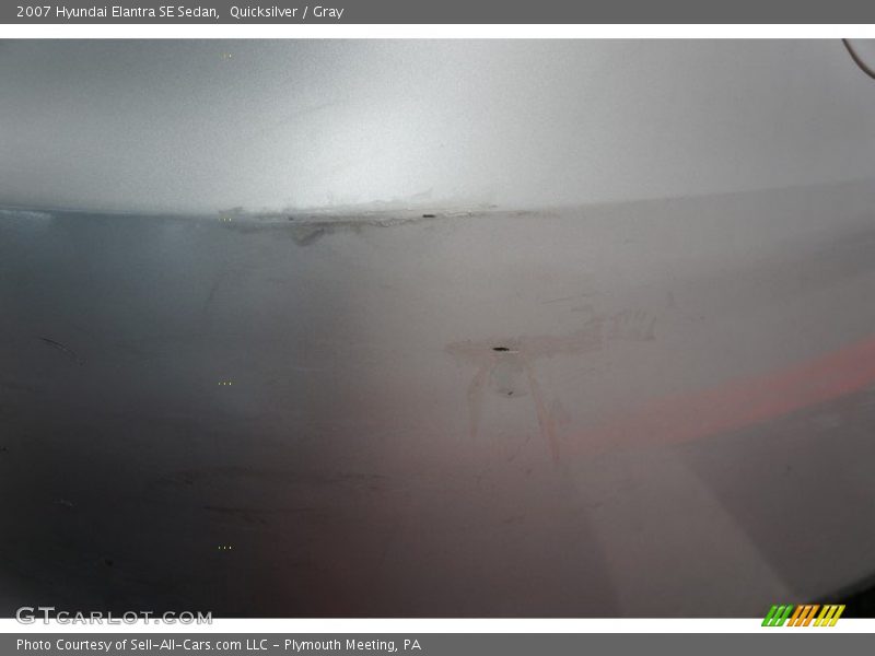 Quicksilver / Gray 2007 Hyundai Elantra SE Sedan