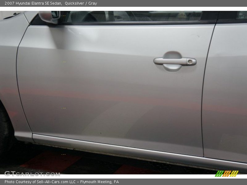 Quicksilver / Gray 2007 Hyundai Elantra SE Sedan