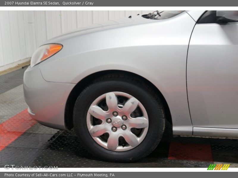 Quicksilver / Gray 2007 Hyundai Elantra SE Sedan