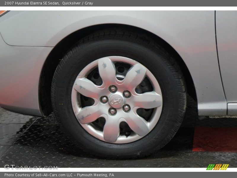 Quicksilver / Gray 2007 Hyundai Elantra SE Sedan