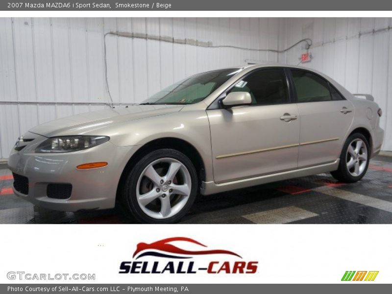 Smokestone / Beige 2007 Mazda MAZDA6 i Sport Sedan