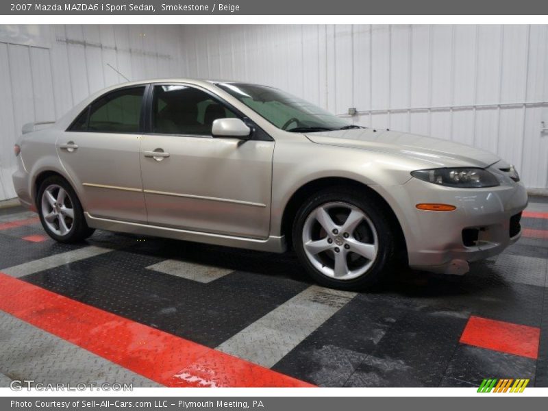 Smokestone / Beige 2007 Mazda MAZDA6 i Sport Sedan