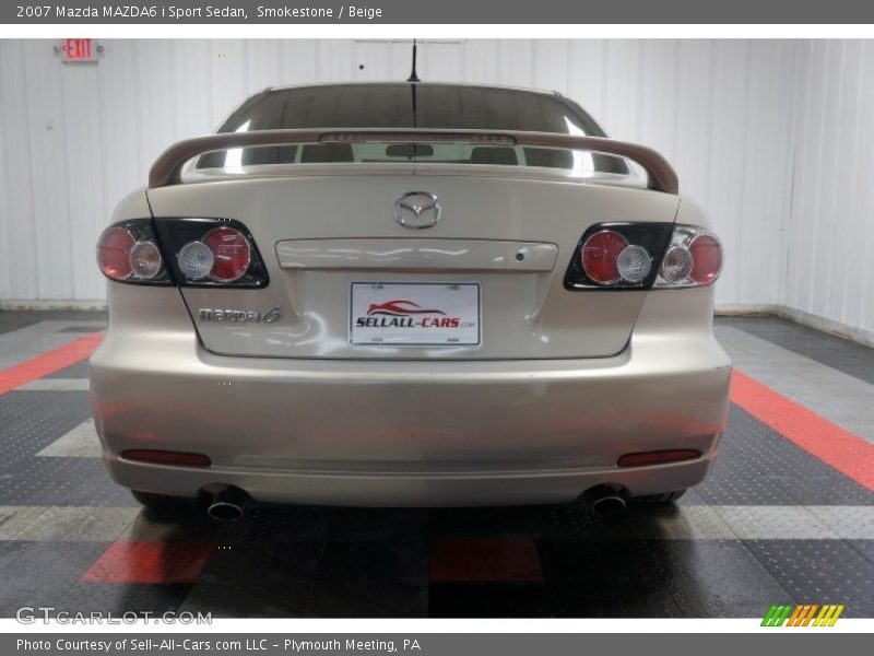 Smokestone / Beige 2007 Mazda MAZDA6 i Sport Sedan