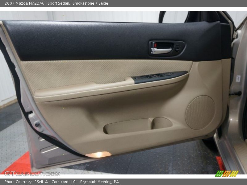Smokestone / Beige 2007 Mazda MAZDA6 i Sport Sedan